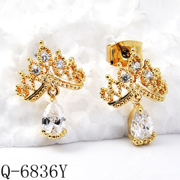 Latest Styles Earrings 925 Silver (Q-6836Y)